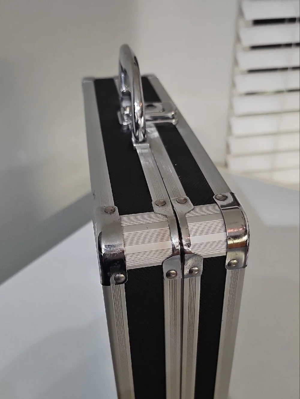 Black Aluminum Trim Case - Portable Storage